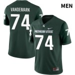Men's Michigan State Spartans NCAA #74 Geno VanDeMark Green NIL 2022 Authentic Nike Stitched College Football Jersey AE32N82RZ